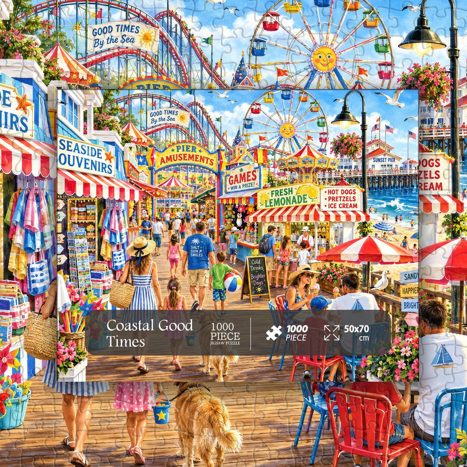Coastal Good Times Jigsaw Puzzle 1000 Pieces