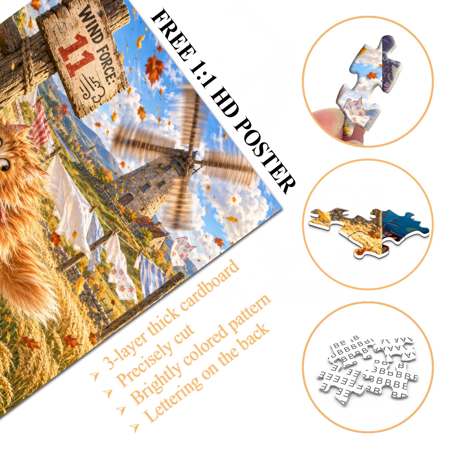 Windy Adventure Jigsaw Puzzle 1000 Pieces