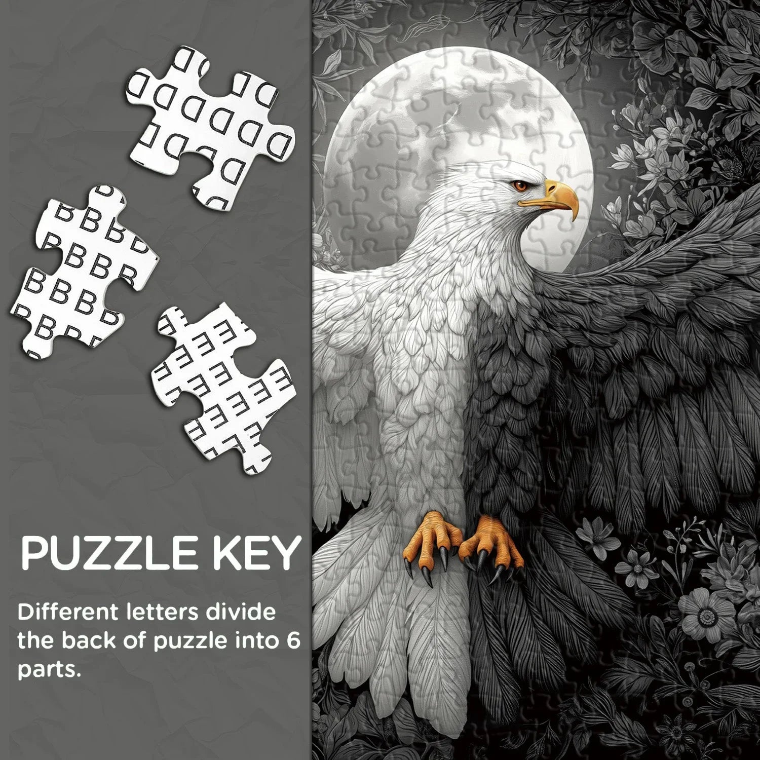 Moon Eagle Jigsaw Puzzle 1000 Pieces