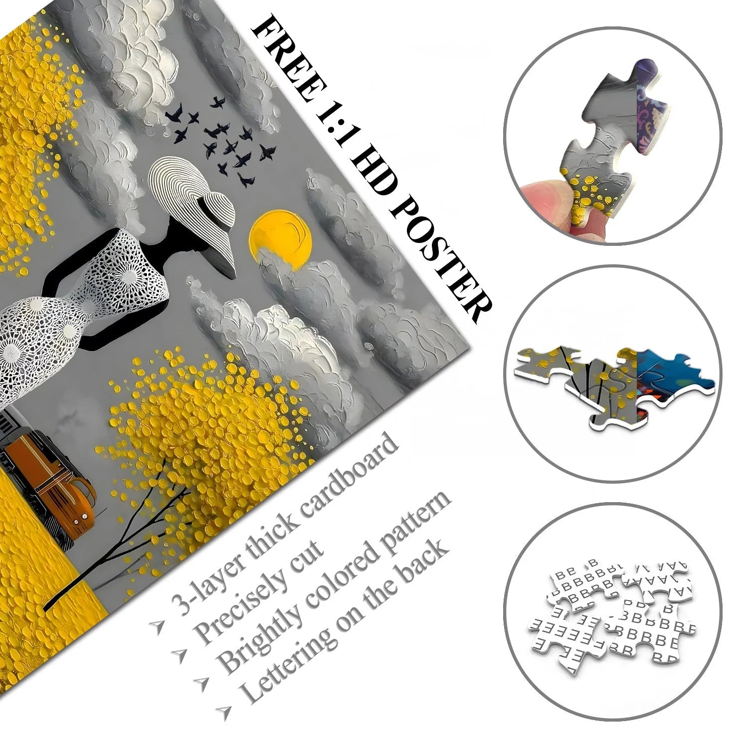 Trajectoire élégante Puzzle de puzzle 1000 pièces