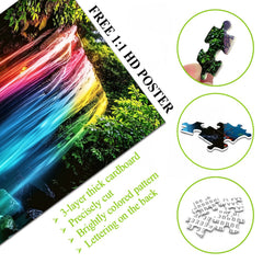 Neon Wildwood Stream Jigsaw Puzzle 1000 Pieces
