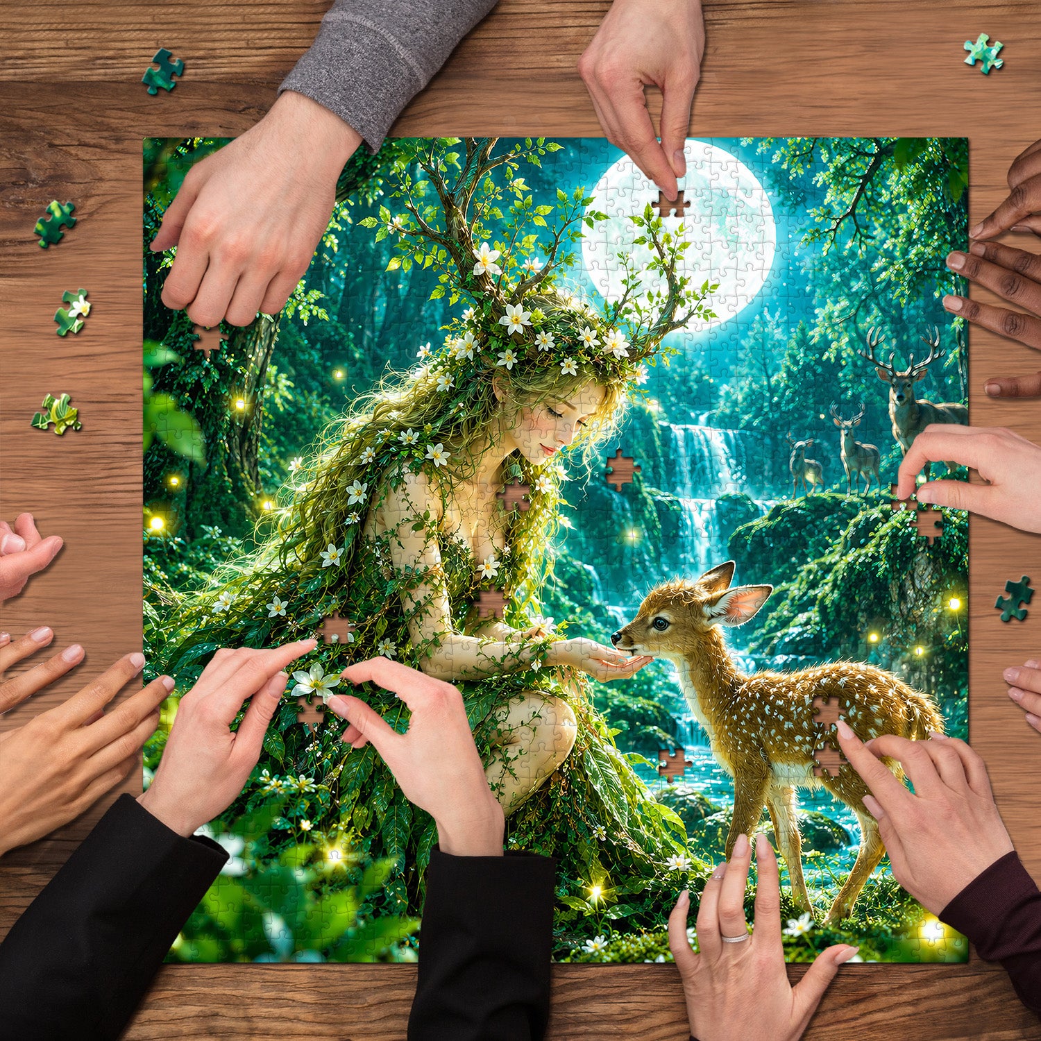 Rendezvous in Green Jigsaw Puzzle 1000 Pieces