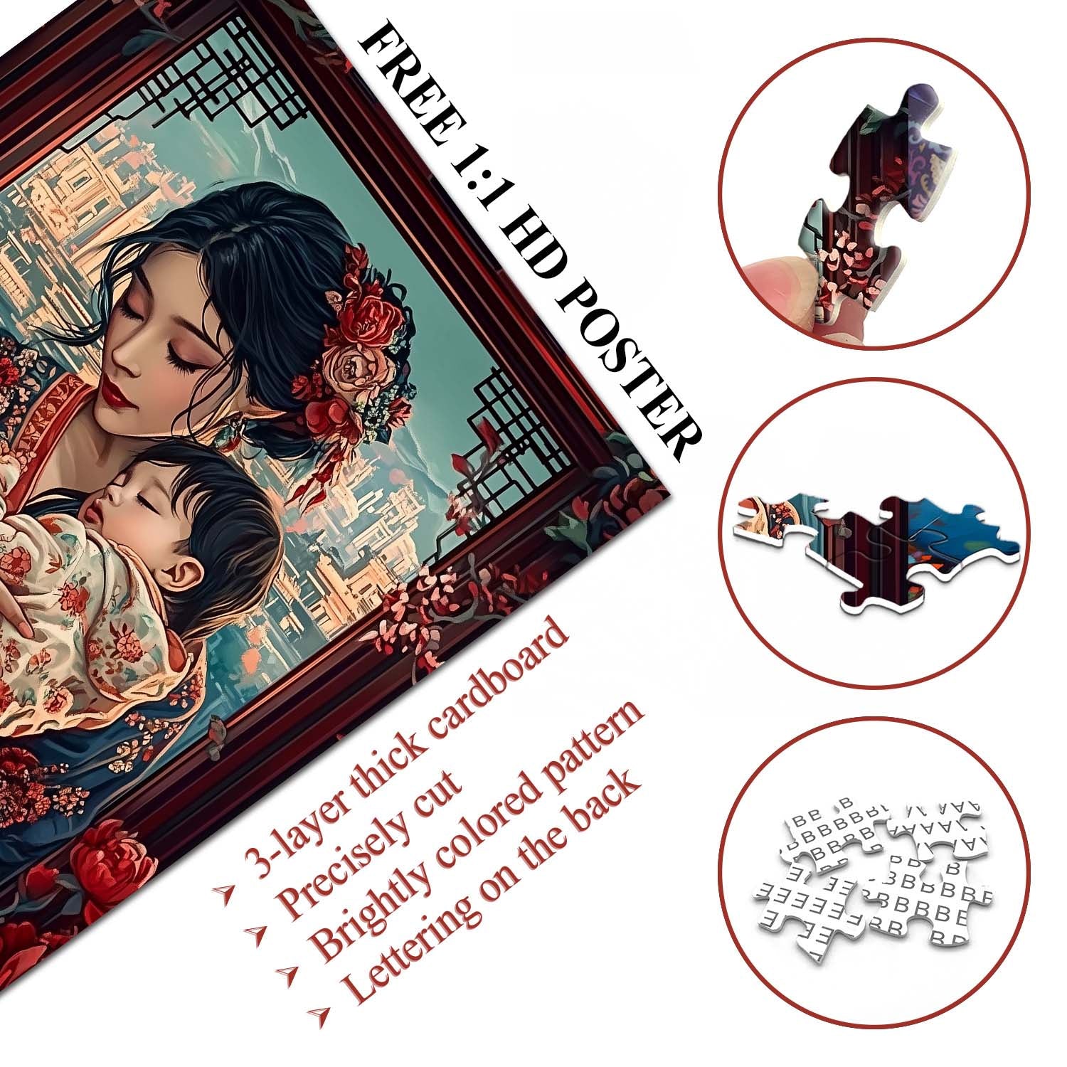 Puzzle de la mère et de l'enfant Puzzle 1000 pièces