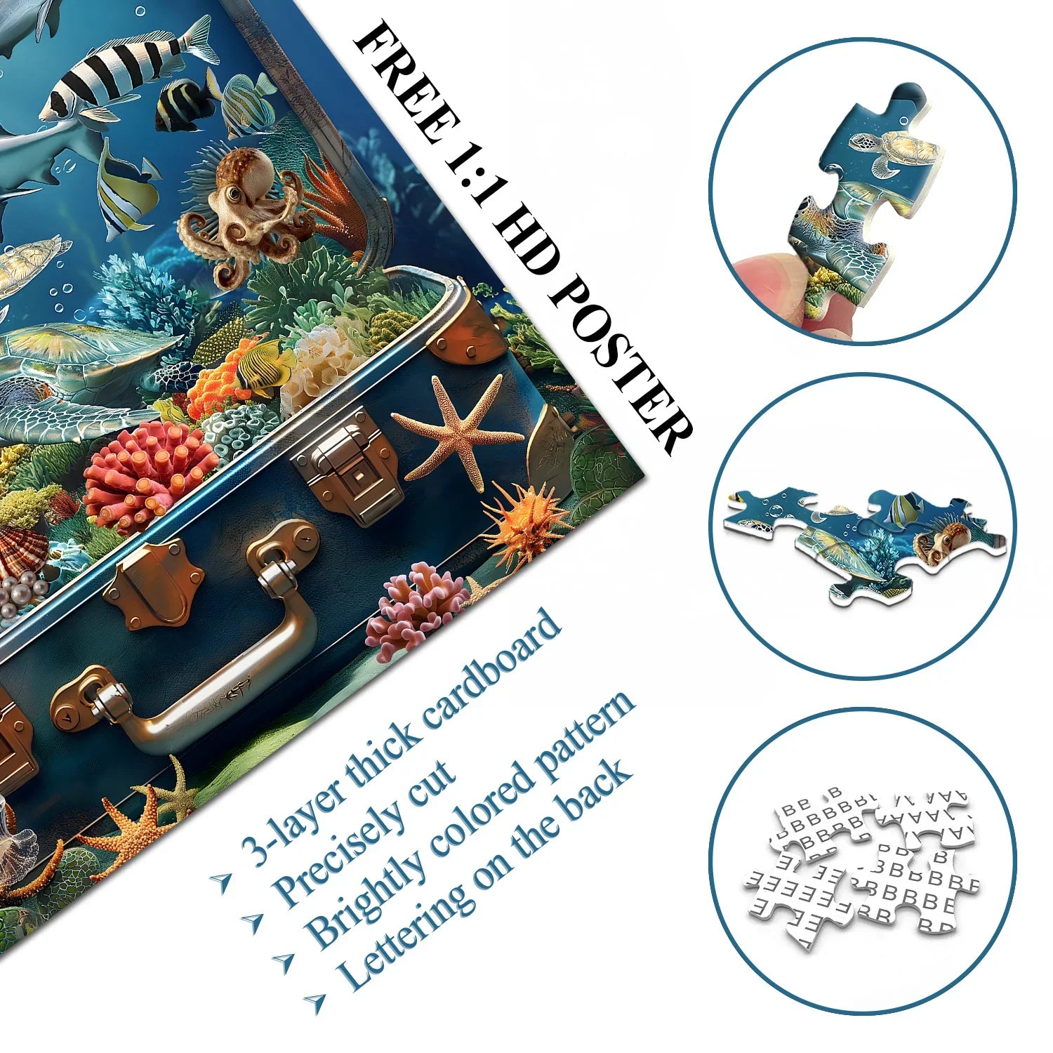 Sea in Box Jigsaw Puzzle 1000 Pieces