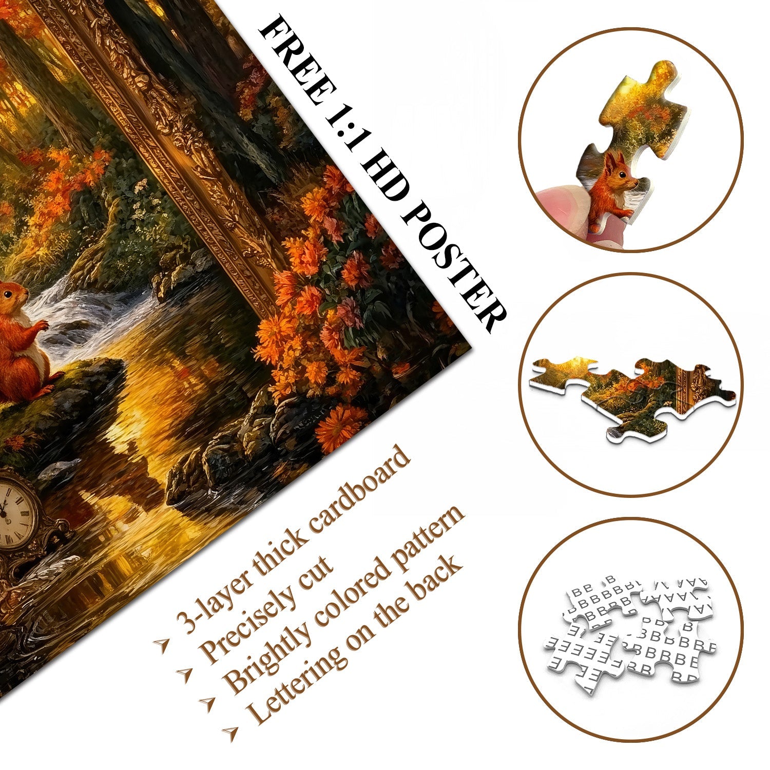 Autumn Glow Escape Jigsaw Puzzle 1000 Pieces