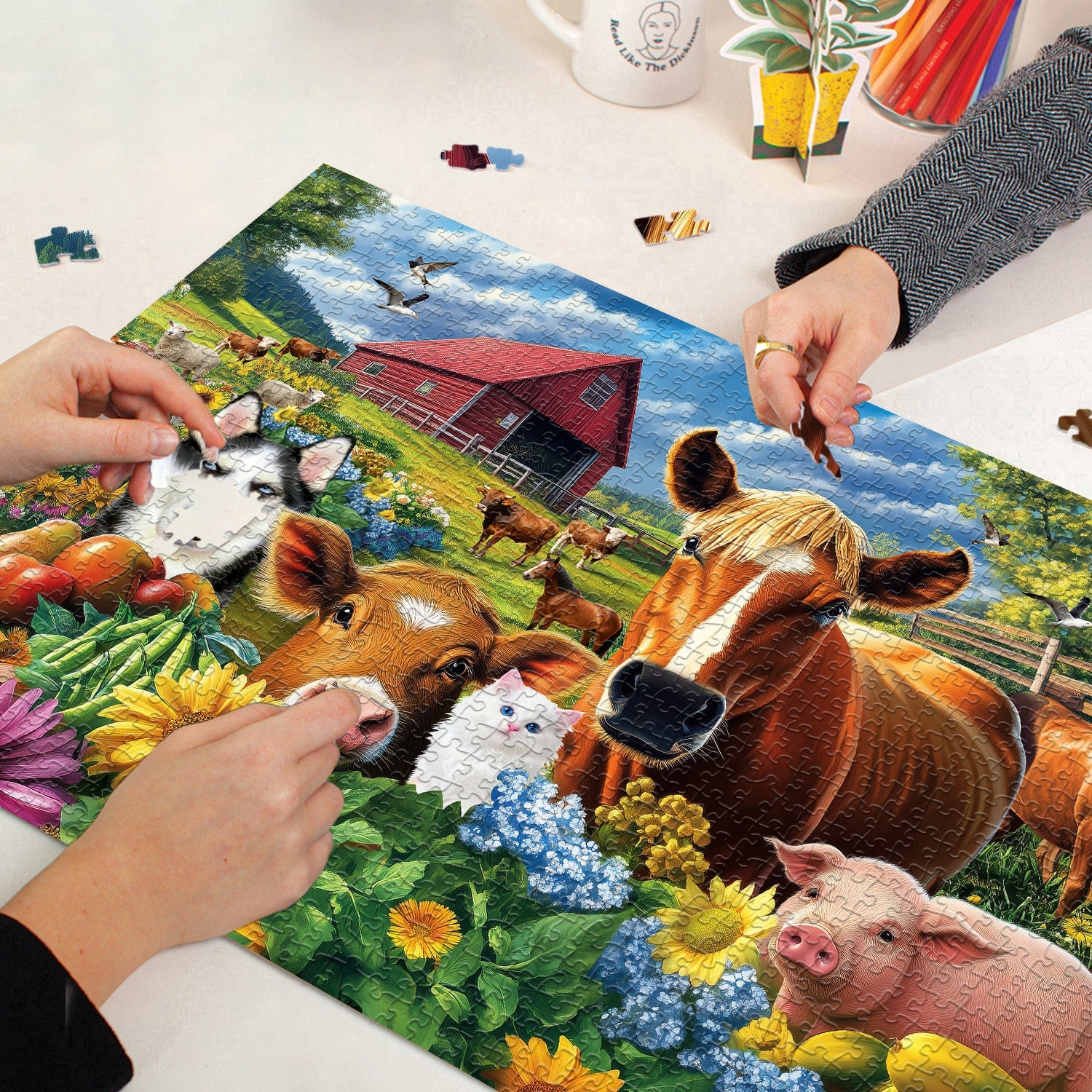 Farm Partners Jigsaw Puzzle 1000 Pieces