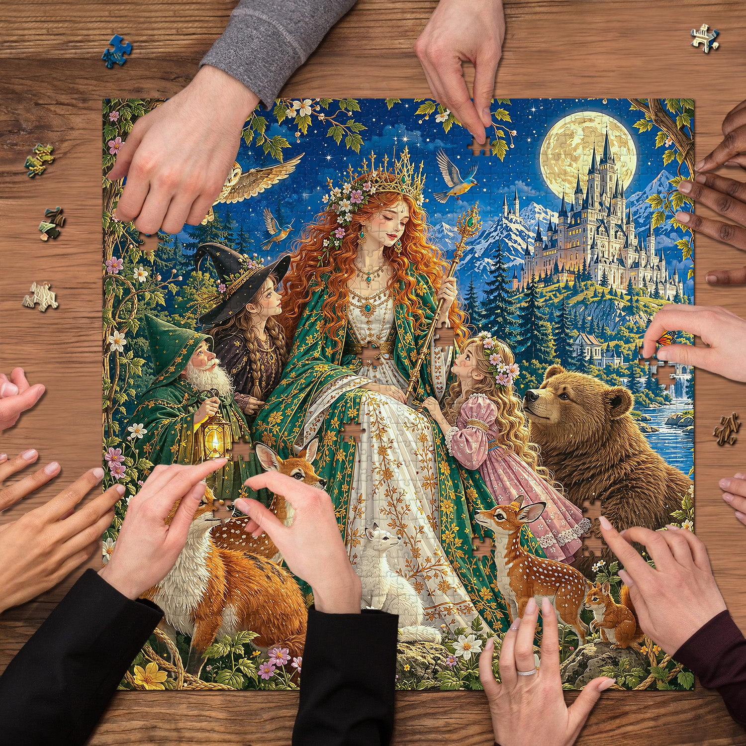 Moonlit Queen Jigsaw Puzzle 1000 Pieces
