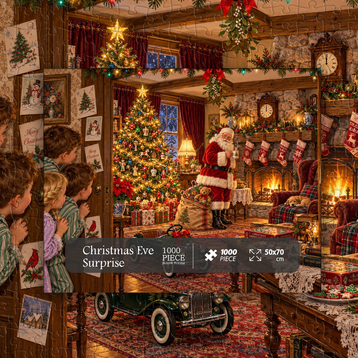 Christmas Eve Surprise Jigsaw Puzzle 1000 Pieces
