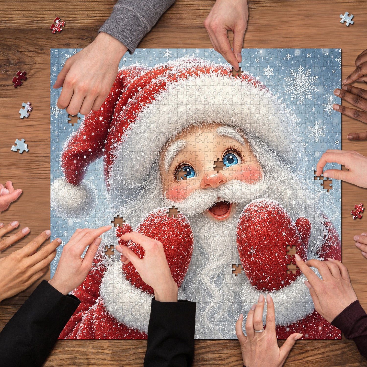 Santa’s Winter Delight Jigsaw Puzzle 1000 Pieces