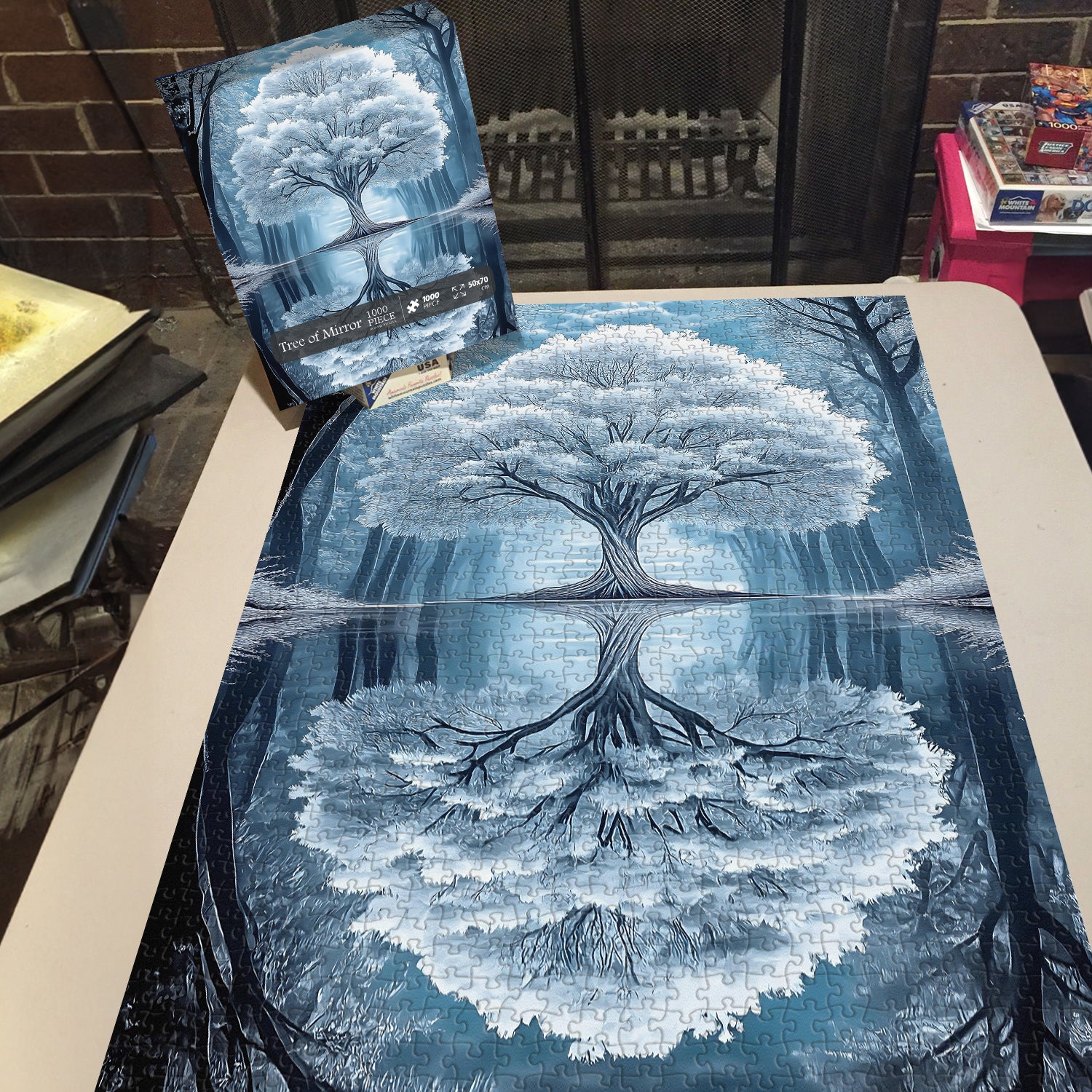 Albero di specchio puzzle puzzle 1000 pezzi