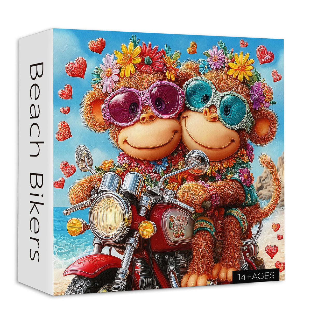 Beach Bikers Jigsaw Puzzle 1000 Pieces