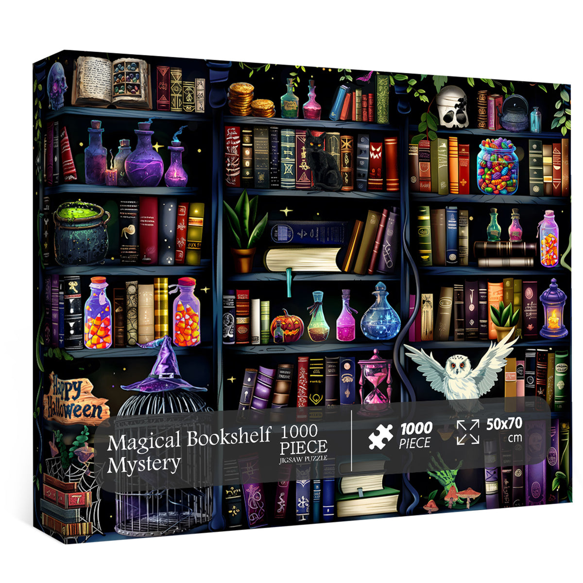 Magical Bookshelf Mystery Jigsaw Puzzles 1000 Pieces