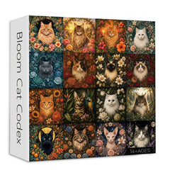 Bloom Cat Codex Jigsaw Puzzle 1000 Pieces