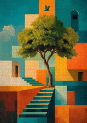 Arbre de géométrie puzzle 1000 pièces