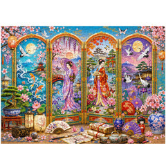 Puzzle con schermo artistico giapponese da 1000 pezzi