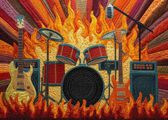 Fiery Stage Jigsaw Puzzle 1000 Pieces