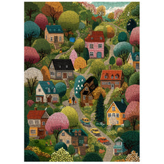 Puzzle Vivid Village da 1000 pezzi