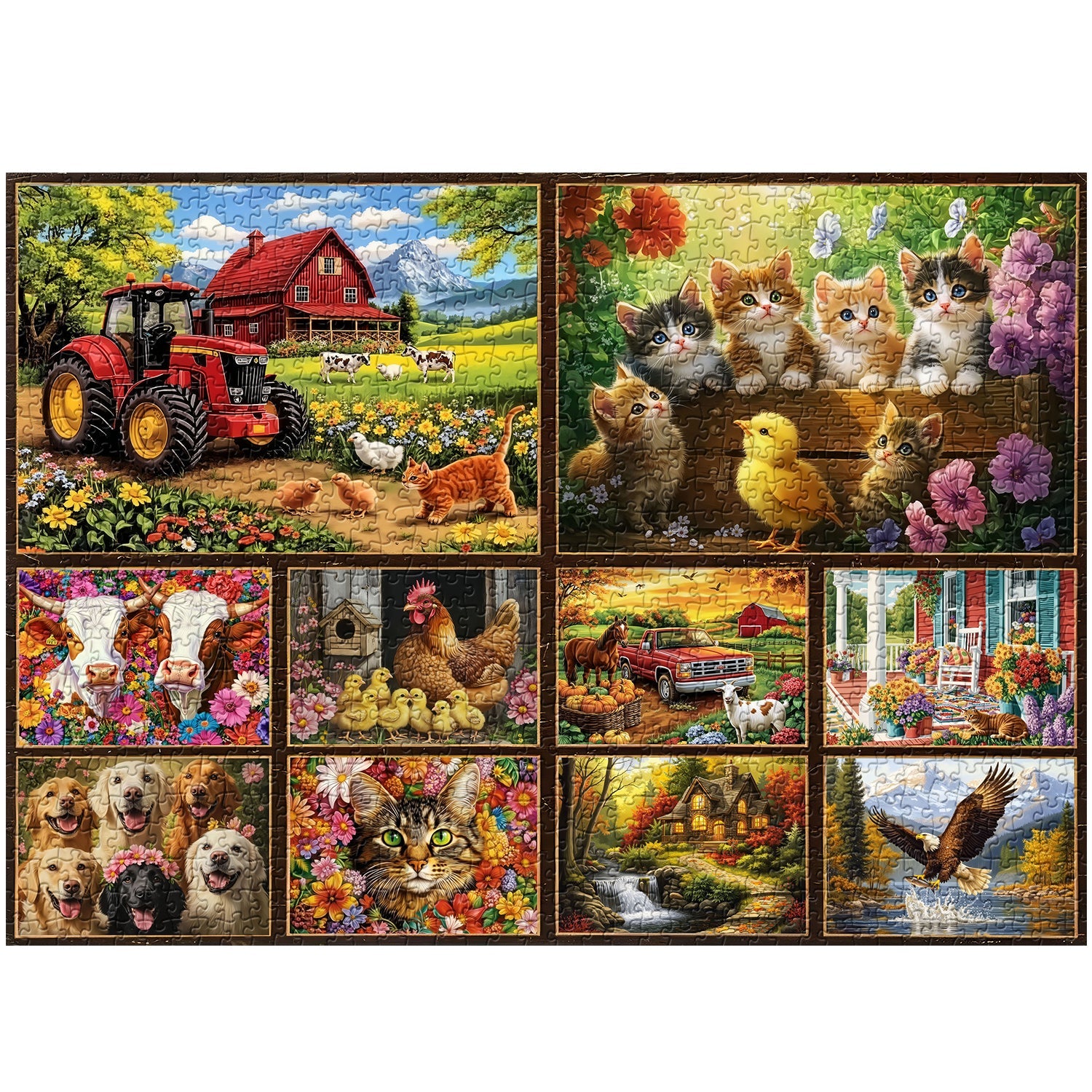 Farmyard Memories Jigsaw Puzzle 1000 Pieces