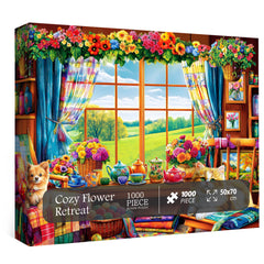 Cozy Flower Retreat Jigsaw Puzzles 1000 Pieces