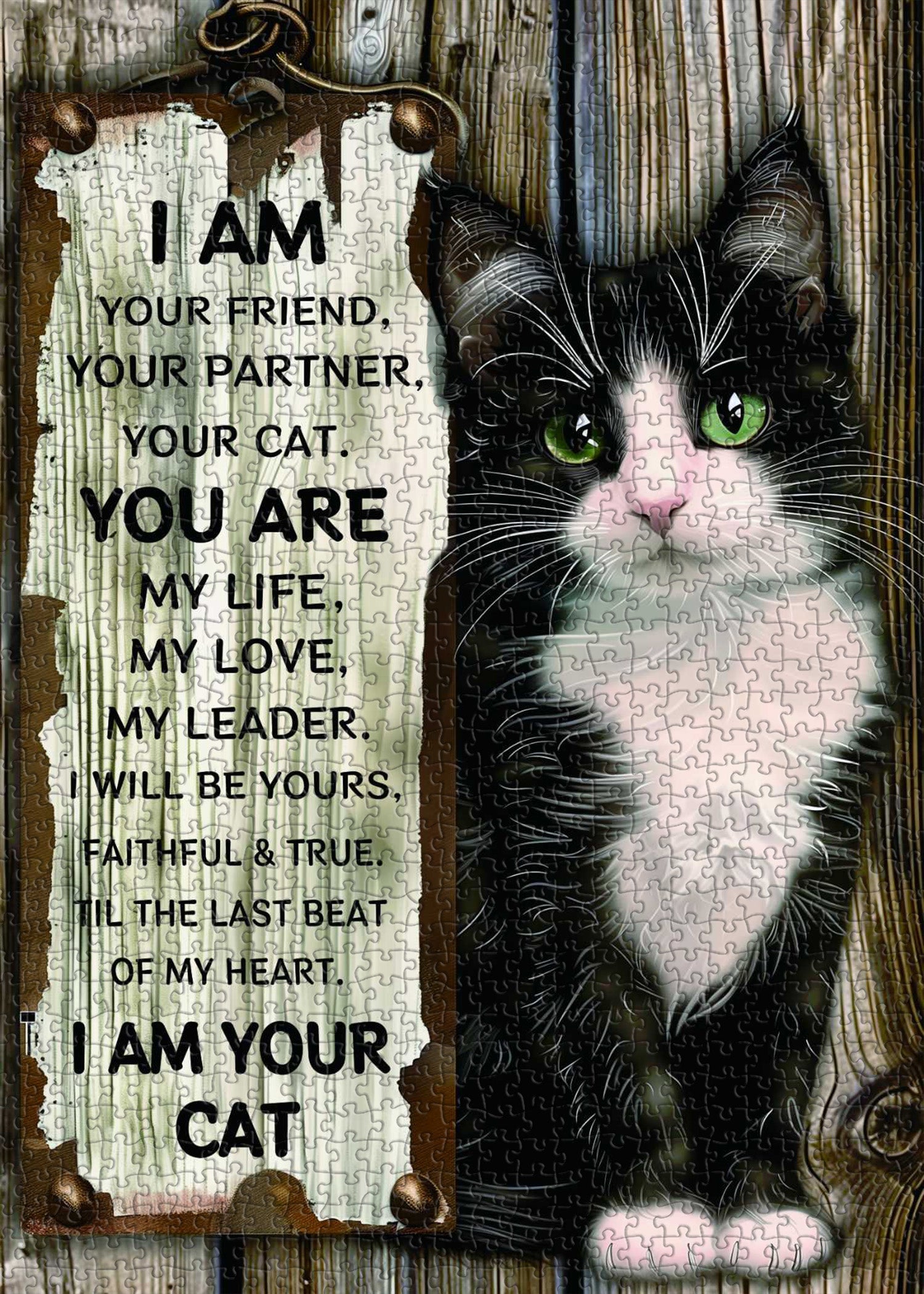 Cat's statement Jigsaw Puzzle 1000 Pieces