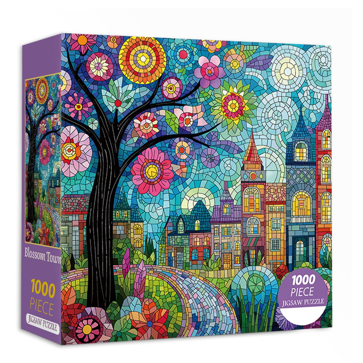 Puzzle Ciudad Floreciente 1000 Piezas