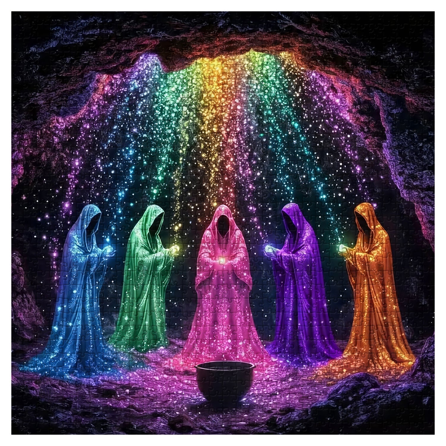 Puzzle Glowing Cave Mystics 1000 pezzi