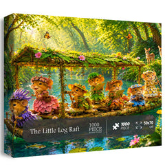 The Little Log Raft Jigsaw Puzzle 1000 Pieces