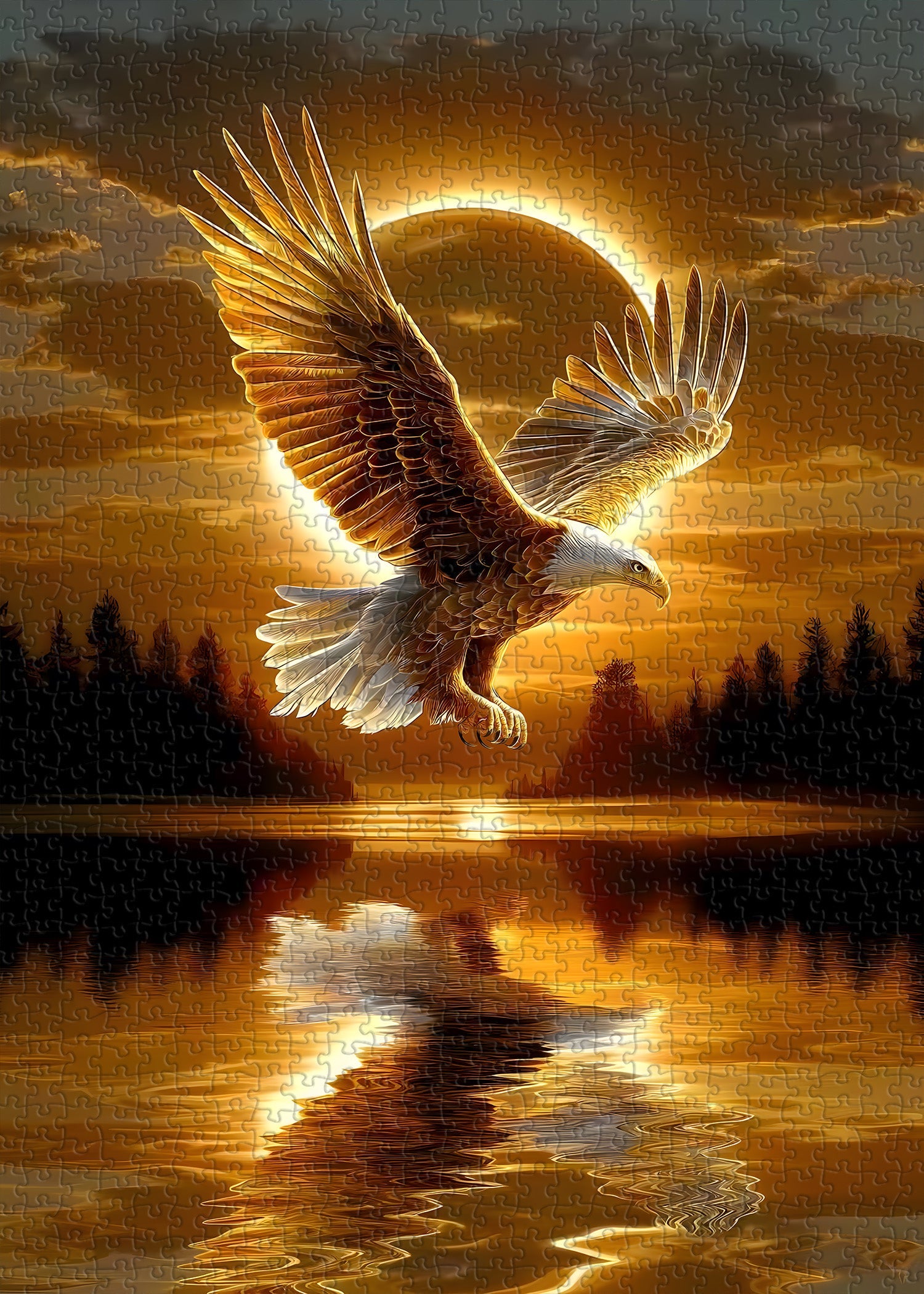 Solar Eagle Jigsaw Puzzle 1000 Pieces