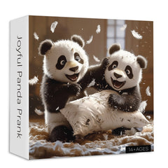 Joyful Panda Prank Jigsaw Puzzle 1000 Pieces