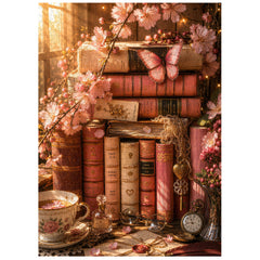 Floral Page Glow Jigsaw Puzzle 1000 Pieces