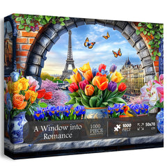 A Window into Romance Jigsaw Puzzle 1000 Pieces