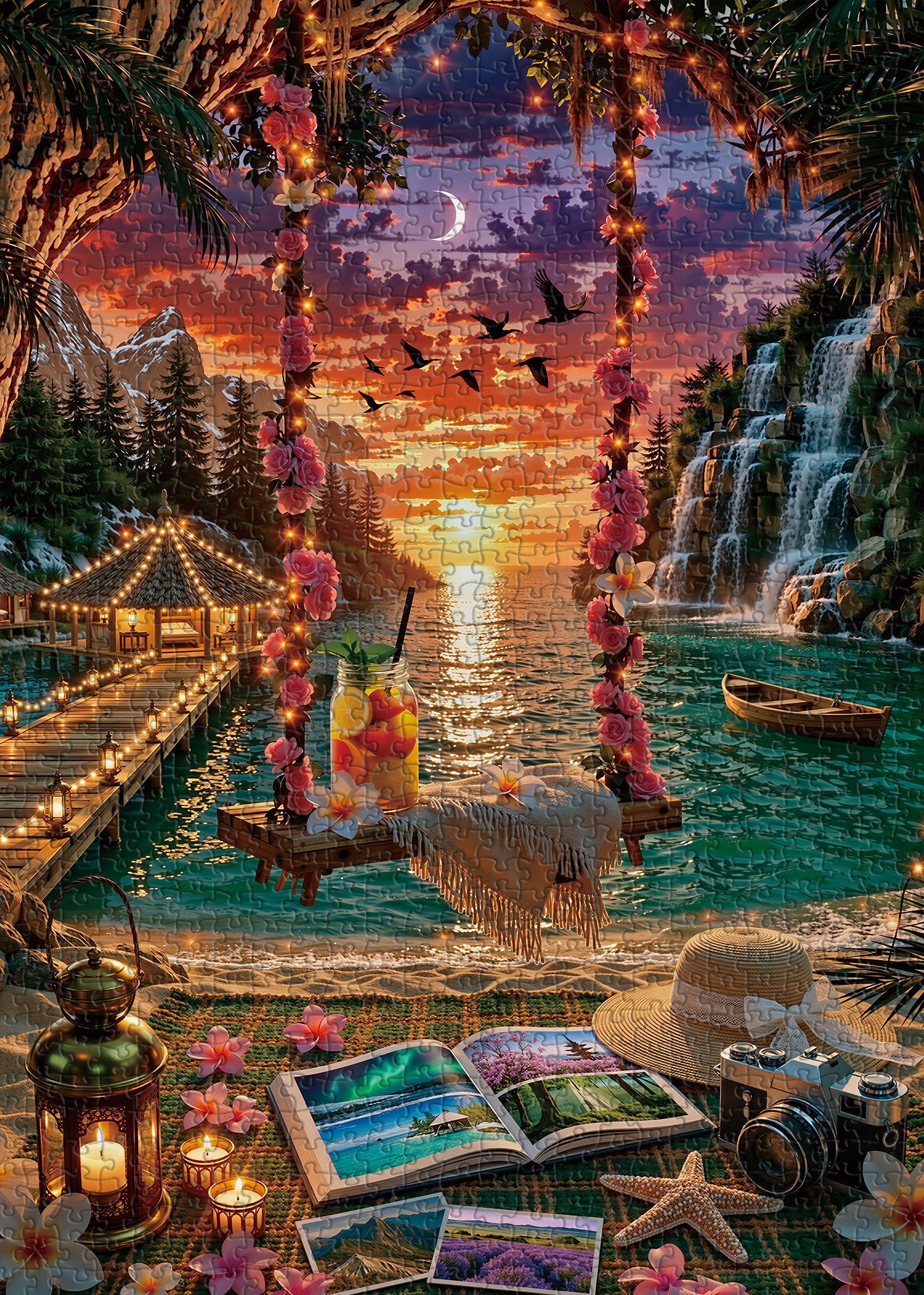 Puzzle Sunset Swing 1000 pezzi
