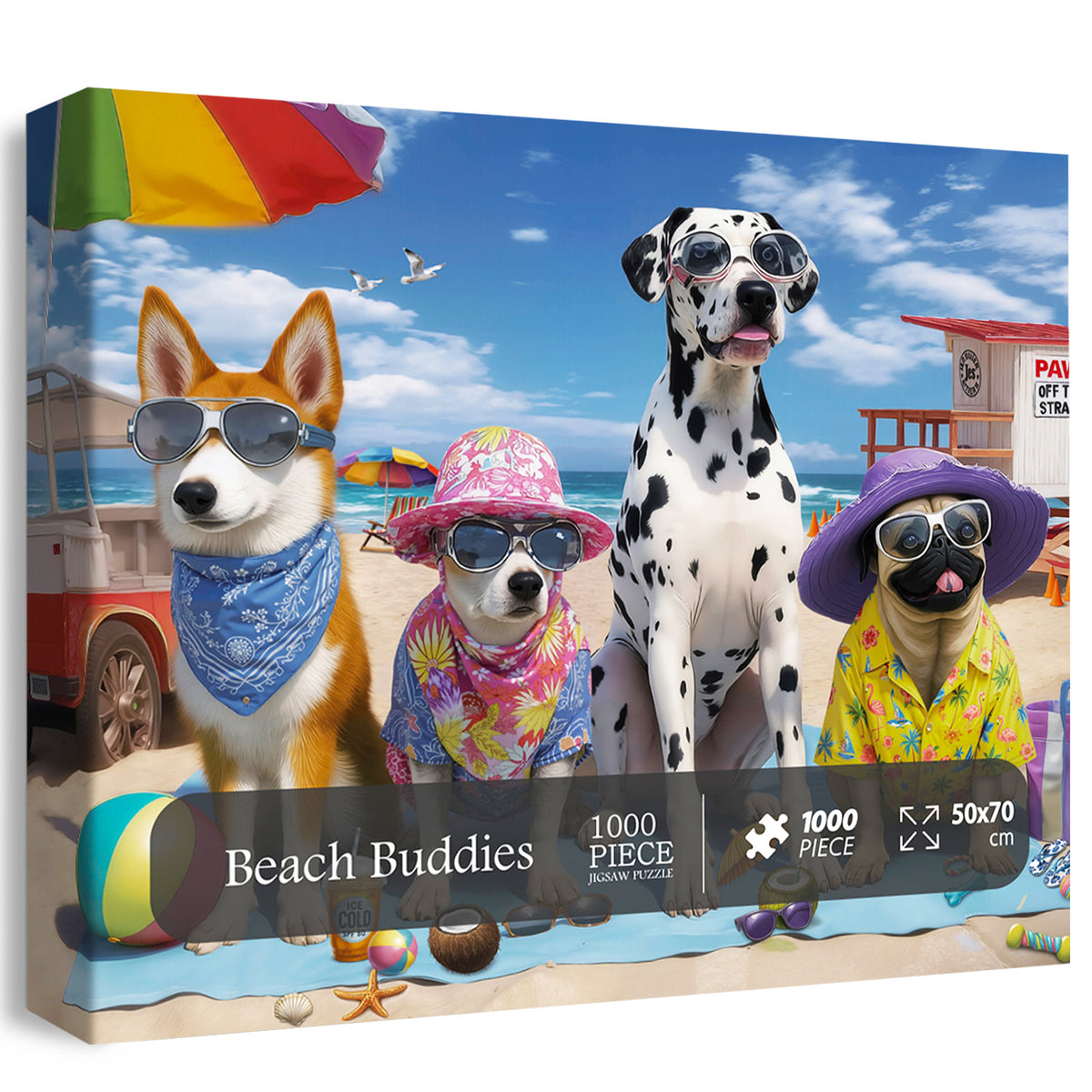 Beach Buddies Jigsaw Puzzle 1000 Pieces