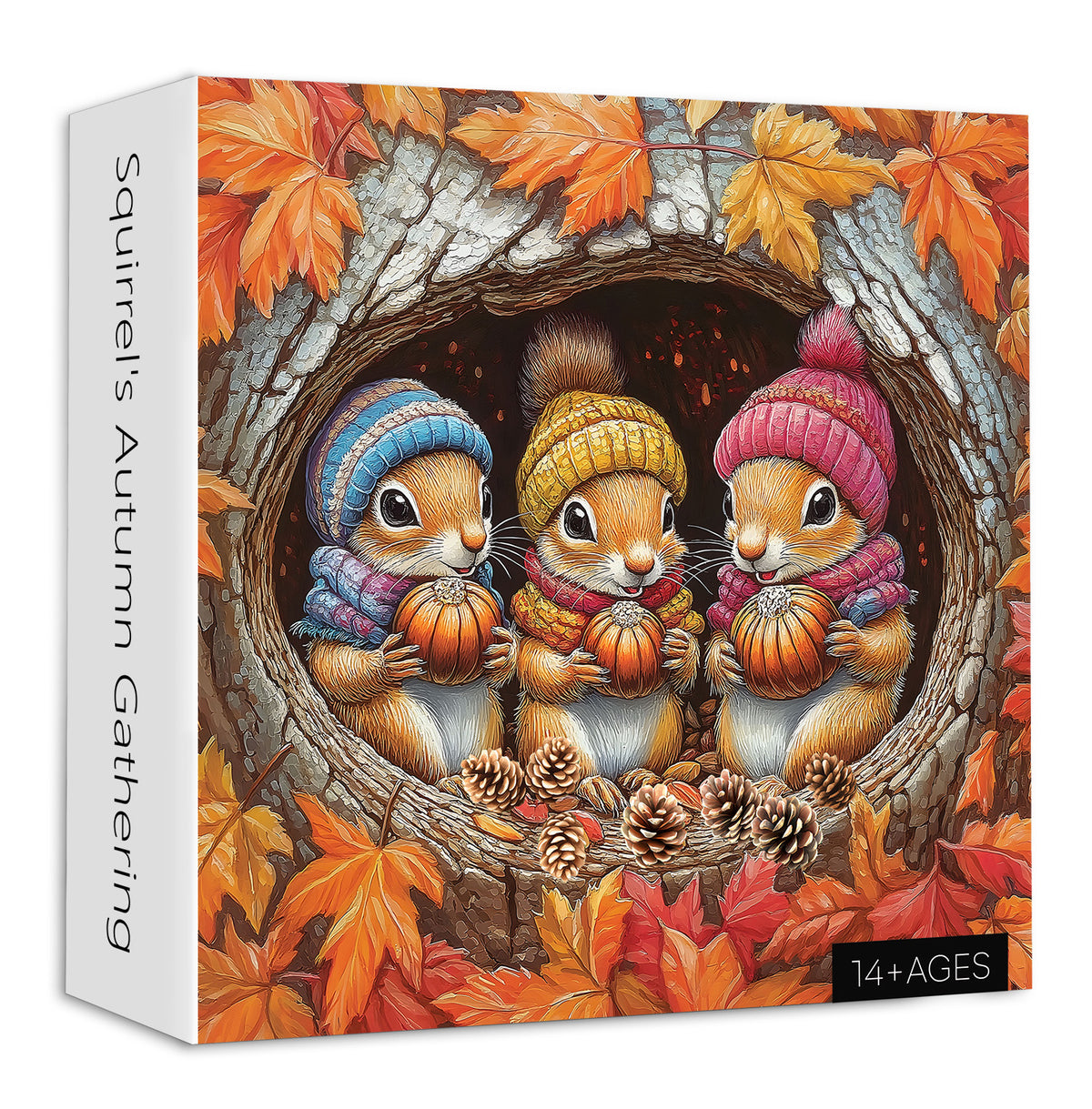 Squirrel's Autumn Gathering Jigsaw Puzzle 1000 Pieces