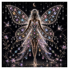 Edelstein-Feen-Silhouette-Puzzle, 1000 Teile