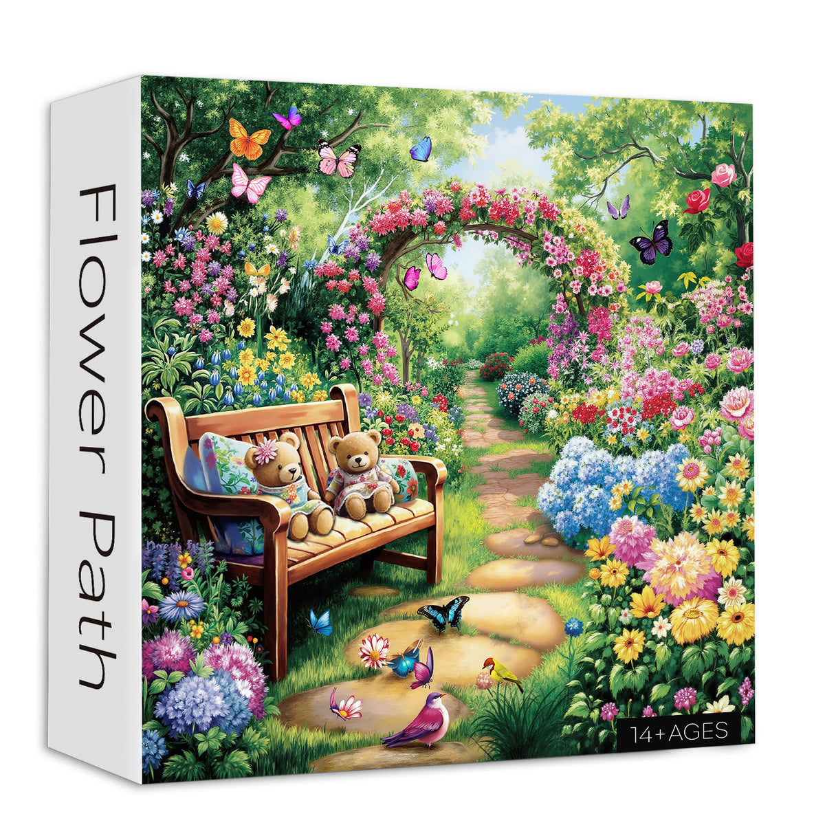 Flower Path Jigsaw Puzzle 1000 Pieces