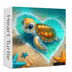 Heart Turtle Jigsaw Puzzle 1000 Pieces