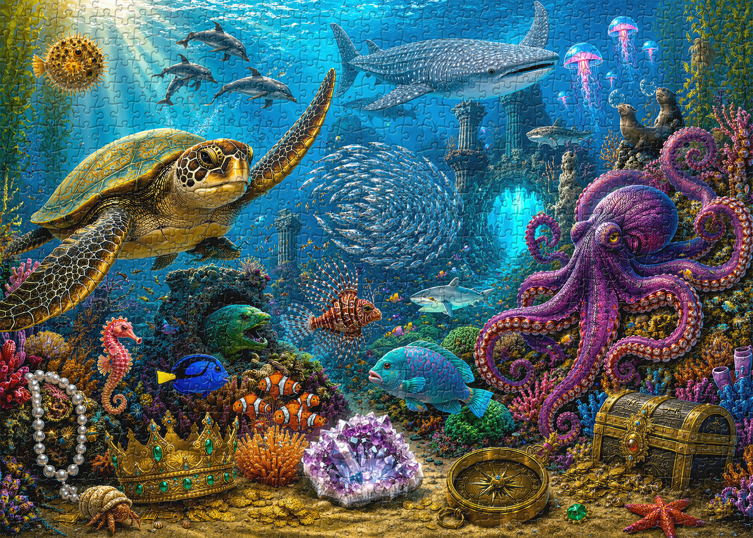 The Sunken Kingdom Jigsaw Puzzle 1000 Pieces