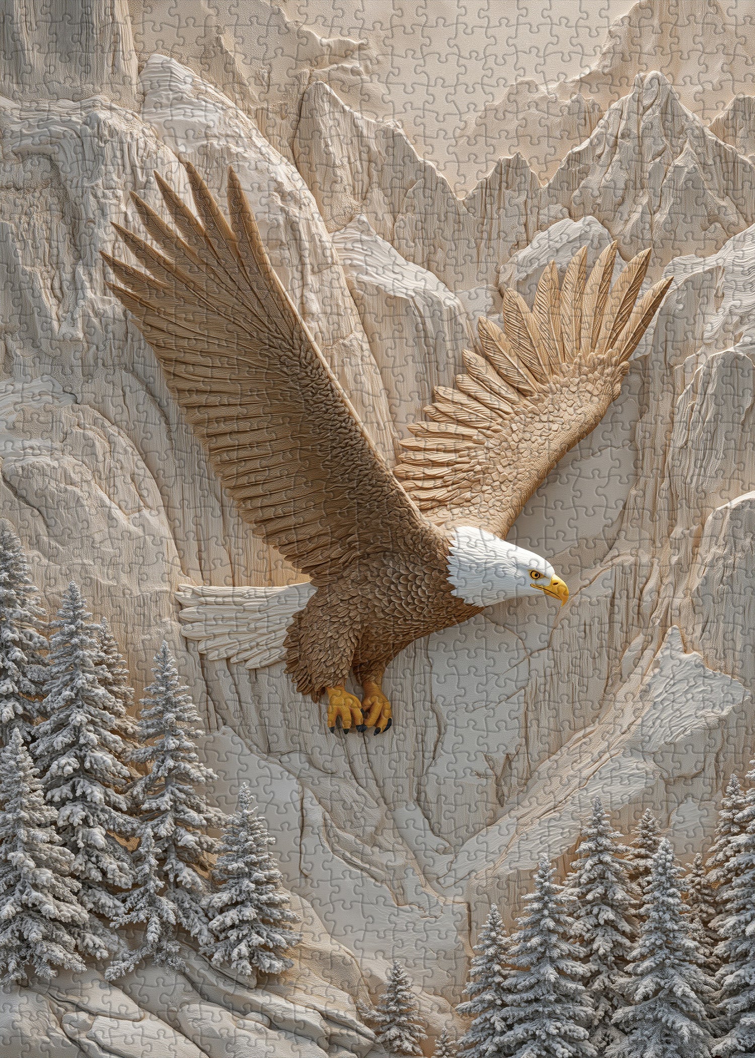 Wings Over Peaks Jigsaw Puzzle 1000 Pieces