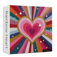 Rainbow Heart Jigsaw Puzzle 1000 Pieces