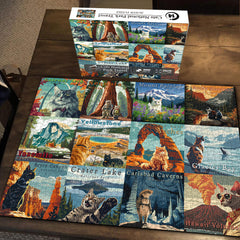 Cats National Parks Jigsaw Puzzle 1000 Pieces