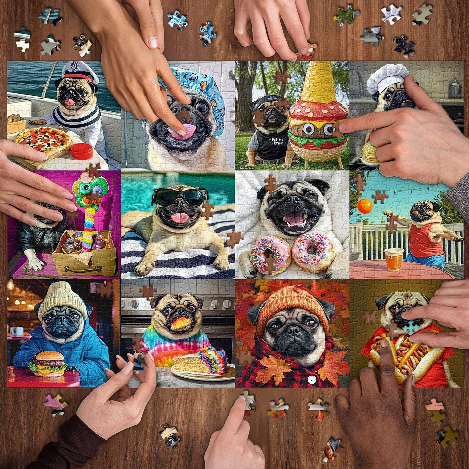 Welpen Memory Puzzle 1000 Stücke