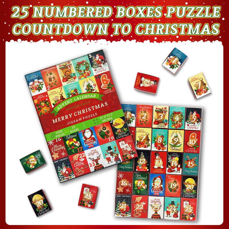 Pickforu® 2023 Advent Calendar Jigsaw Puzzle 1000 Pieces