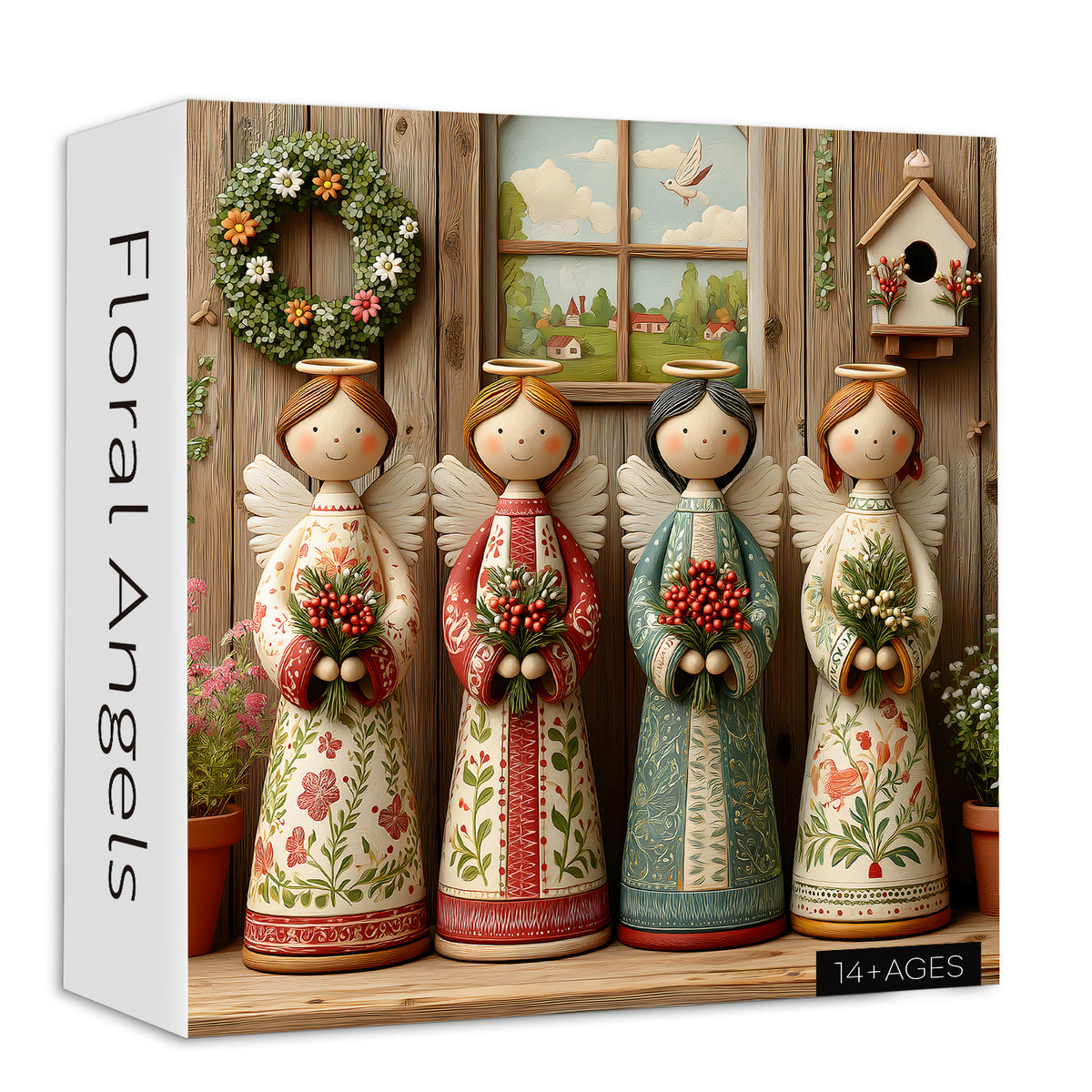 Floral Angels Jigsaw Puzzle 1000 Pieces