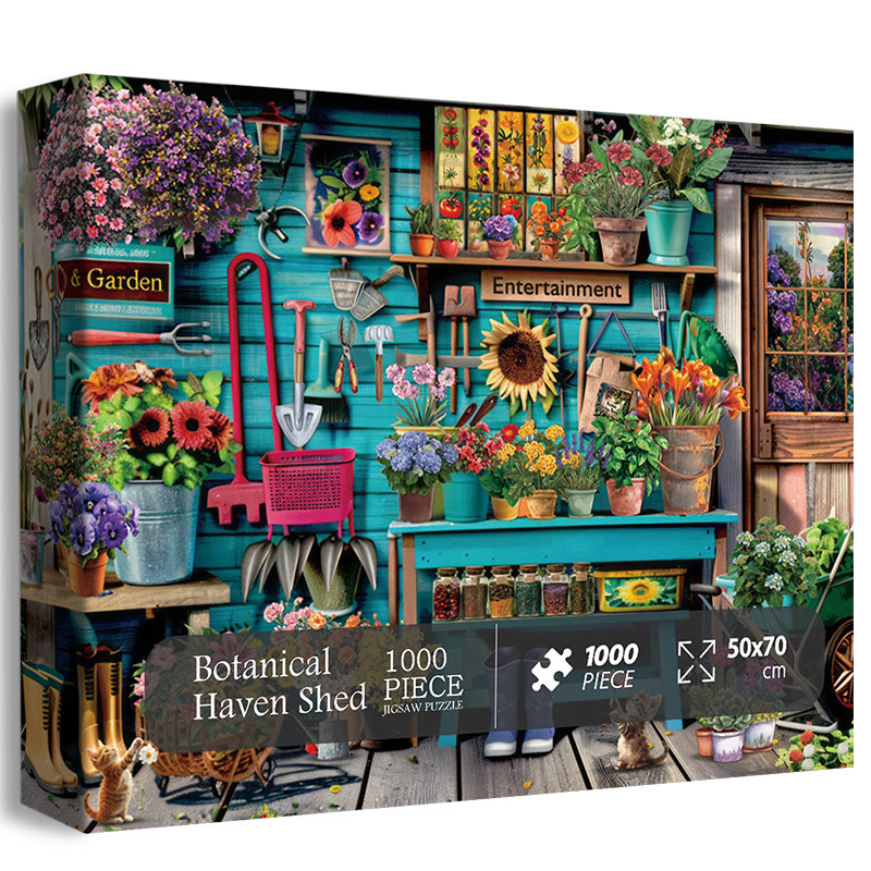 Botanical Haven Shed Jigsaw Puzzles 1000 Pieces