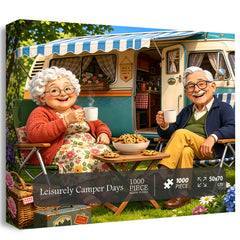 Leisurely Camper Days Jigsaw Puzzle 1000 Pieces