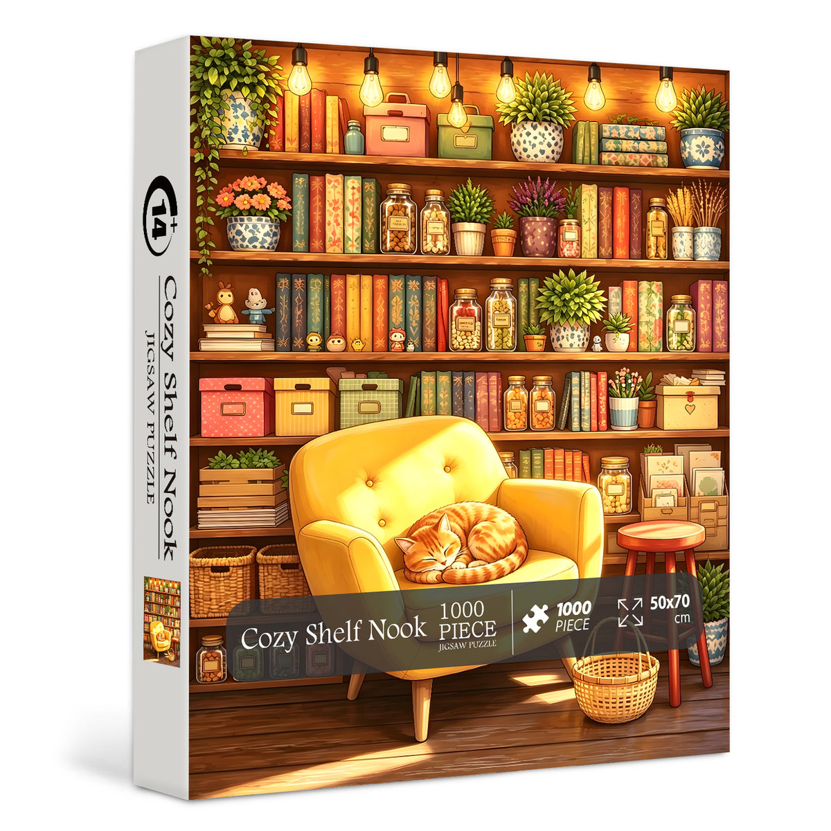 Cozy Shelf Nook Jigsaw Puzzle 1000 Pieces