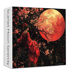 Scarlet Moon Serenity Jigsaw Puzzle 1000 Pieces