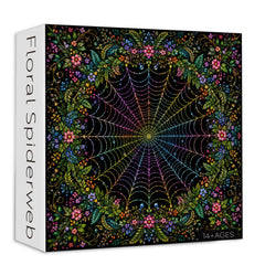 Floral Spiderweb Jigsaw Puzzle 1000 Pieces