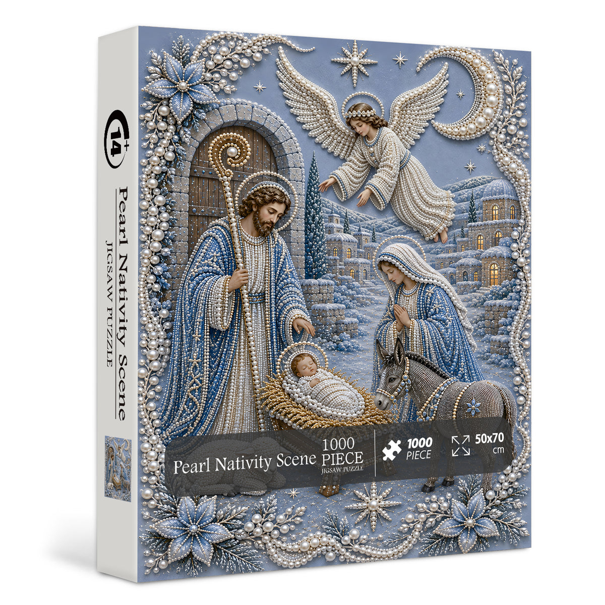 Pearl Nativity Scene Jigsaw Puzzle 1000 Pieces